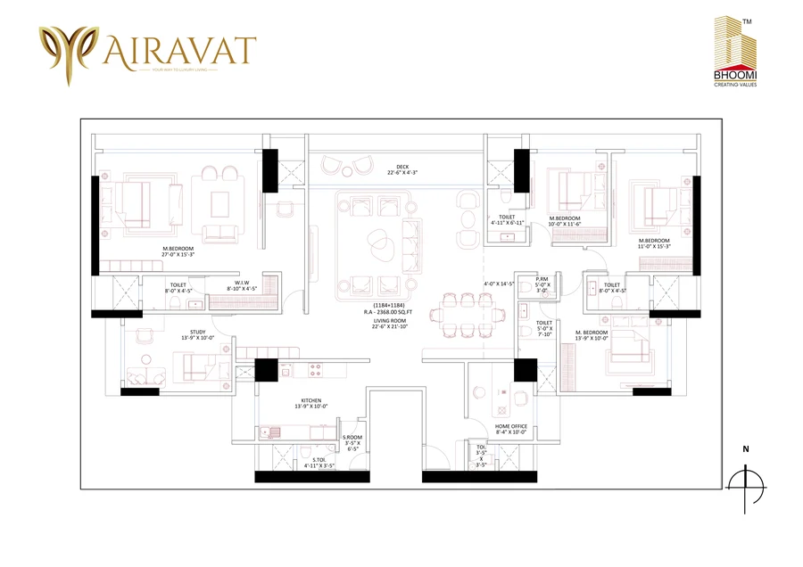6 BHK Duplex 2368 SqFt