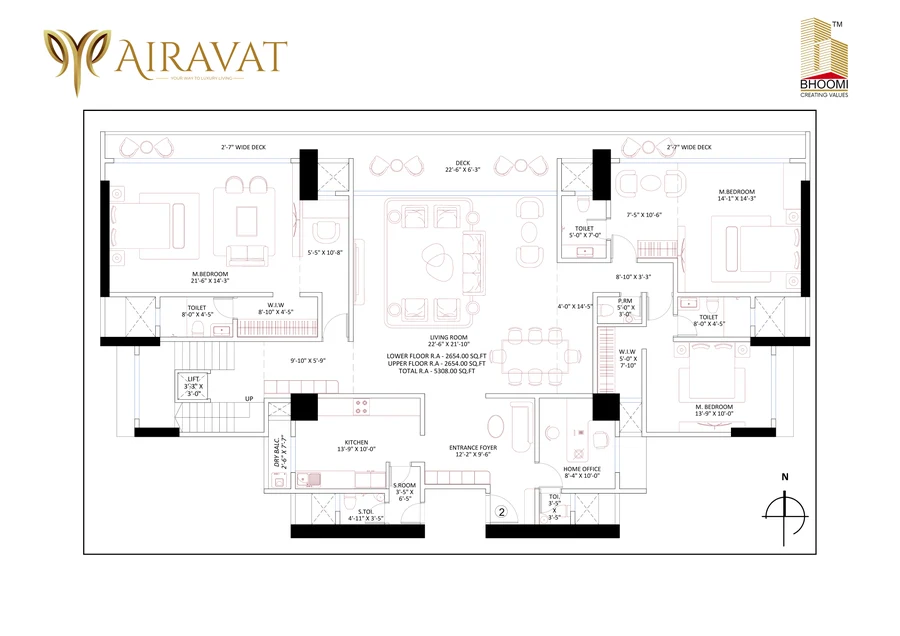Penthouse 5308 SqFt