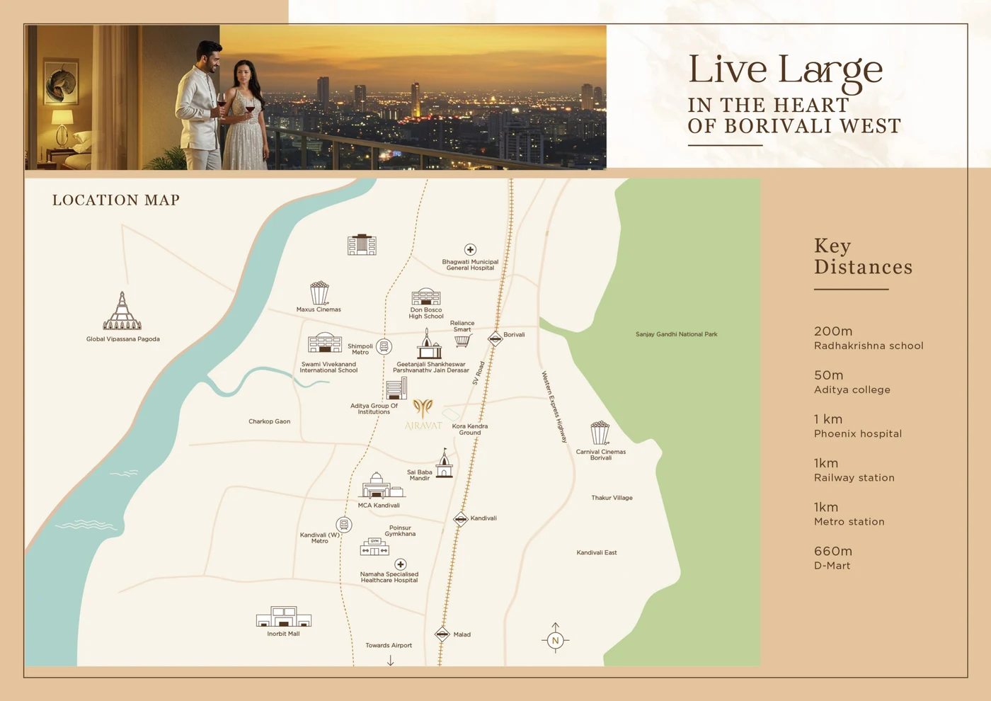 Bhoomi Airavat Location Map